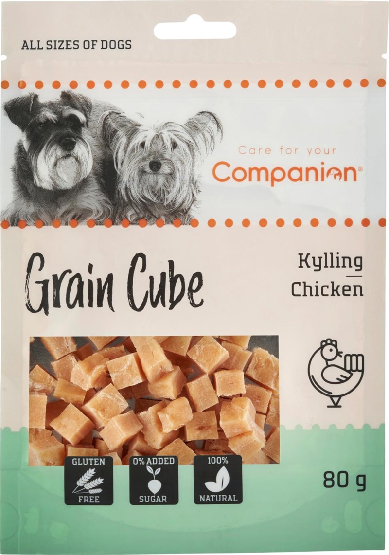 Companion Grain Cube - Kylling - 80 g