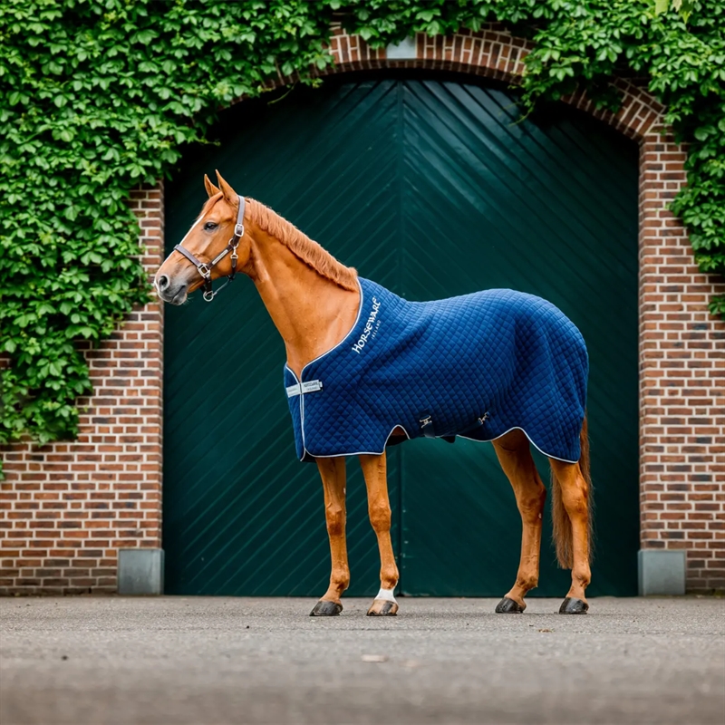 Horseware Autumn Cooler Dækken - Navy/Silver