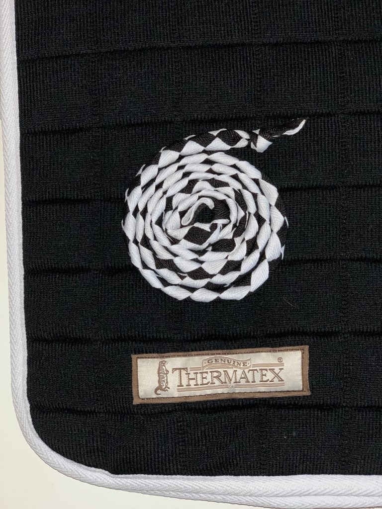 Thermatex QR - i sort med hvid kantbånd