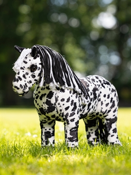 LeMieux Mini Toy Ponyen Dakota - sort og hvid leopard appaloosa. Stald-direkte.dk